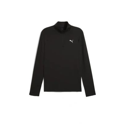Image of Puma M RUN Velocity Cloudspun 1/4 ZIP Long sleeved top, Men&#039;s, Size: XL, black