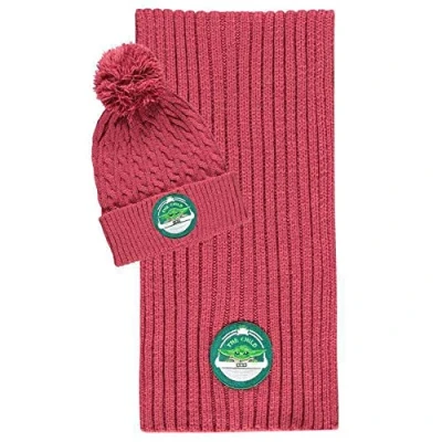 Image of The Mandalorian Pink Beanie &amp; Scarf Gift Set