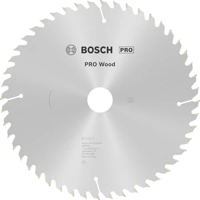 Image of Bosch Accessories 2608640727 Optiline Wood Circular Hand Saw Blade, 235mm x 2.8mm 30mm, 48 Teeth, Silver