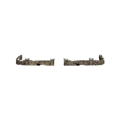 Image of Lemax Christmas Village Colonial Stone Wall Set Of 10 93304