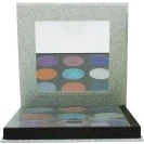 Image of Makeup Revolution Pressed Glitter Eyeshadow Palette 9 x 1.5g Illusion