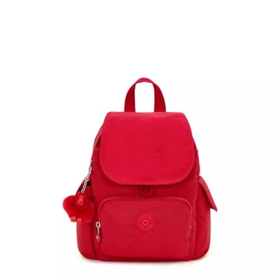 Image of Kipling Women City Pack Mini Backpack, Red (Red/Rouge)
