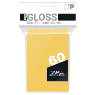 Image of Ultra Pro 12922 Sleeves 60 d10 Card Game (Small, Yellow)
