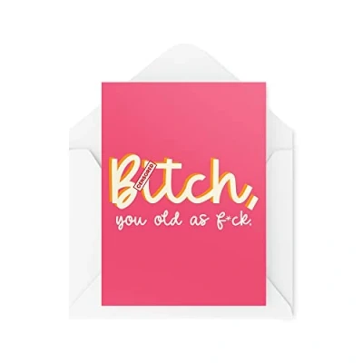 Image of Funny Novelty Greeting Cards You Old As Birthday Father Dad Grandparent Mum Mother Best Friend Joke CBH1258