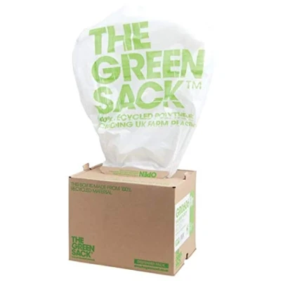 Image of GREENSACK 703082 Swing Bin Liner in Dispenser, White (Pack of 150)