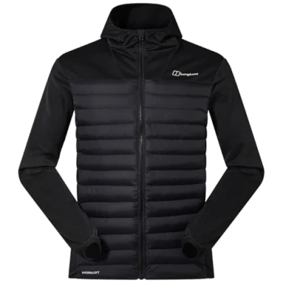 Image of Berghaus Men&#039;s Vaskye Synthetic Insulated Jacket Extra Warm Durable Coat Lightweight Design Puffer Jacket, Hybrid Black, 2XL