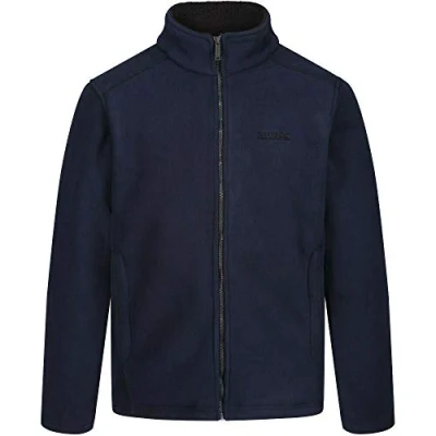 Image of Regatta Navy Black Garrian Full Zip Heavyweight Fleece Size XXL