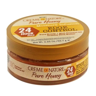Image of Creme of Nature Pure Honey Moisture Infusion Edge Control 63.7g
