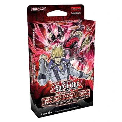 Image of KONAMI Crimson Yu Gi Oh Trading Card Game Crimison King Structure Deck German Edition, red