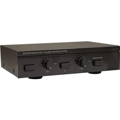 Image of EAUDIO 2 Way Speaker SELECTOR with Volume Control and IMPEDANCE Protection