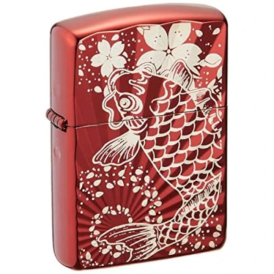 Image of Zippo Carp &amp; Cherry Blossoms 162KS RD
