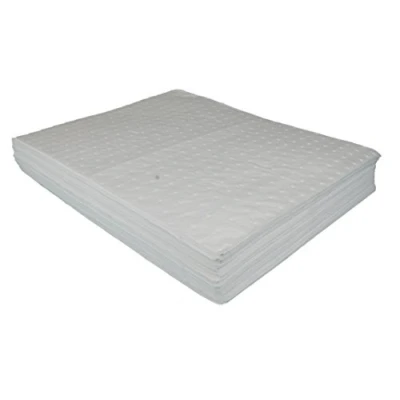 Image of 50 Pack Lightweight Bonded Absorbent Oil Pads Efficient Oil, Fuel, and Diesel Spill Management