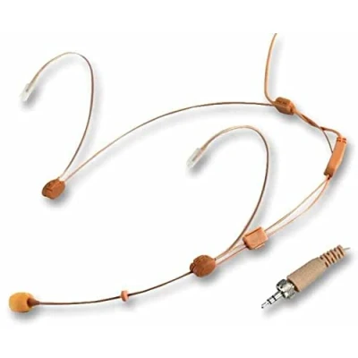 Image of PULSE MIC 3000LJ Super Lightweight Headset Condenser Microphone with Telescopic Boom and 3.5mm Locking Jack Plug
