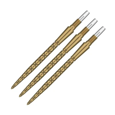 Image of TARGET Darts Swiss Point Storm Diamond Dart Points (3 Pack Set of Tips) 35mm Gold SP Change Point, Professional Accessories