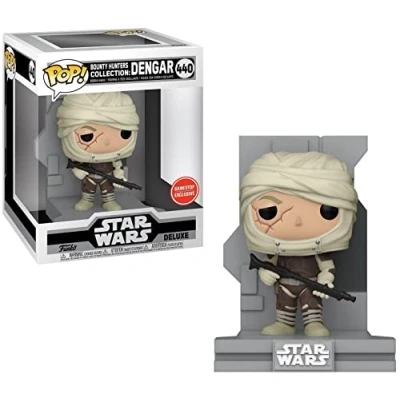 Image of Funko Pop! Deluxe: SW Bounty Hunter Dengar Star Wars Collectable Vinyl Figure Gift Idea Official Merchandise Toys for Kids &amp; Adults Movies Fans Model Collectors and Display