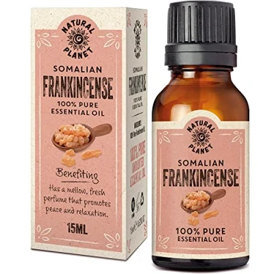 Image of Natural Planet Frankincense Essential Oil 15ML 100% Pure &amp; Undiluted Therapeutic Grade, Cruelty Free