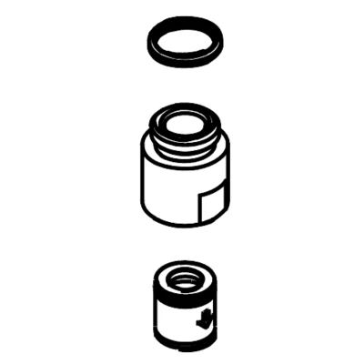 Image of hansgrohe Hose Connection Chrome (96044000)