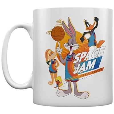 Image of PYRAMID INTERNATIONAL Rd rs661021, Unisex, children Space Jam 2 Toon Spoerts Stars mug, Farbig, One Size