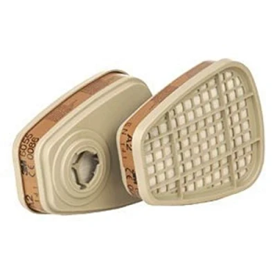 Image of 3M Active Filter Cartridges A2 6055 2 Pieces