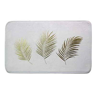 Image of Douceur d&#039;Intérieur Orbella White Bath Mat, 45 x 75 cm