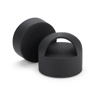 Image of VitaJuwel LOOP lava black Silicone Caps for ViA and inu! Crystal Water Bottles