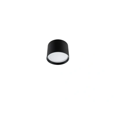 Image of Lindby LED spotlight Nivoria, Ø 12 cm, sand black, aluminium