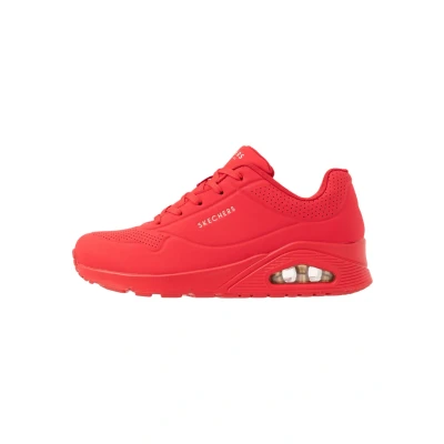 Image of Skechers Sport UNO Trainers, Women&#039;s, Size: 2.5, Red High quality imitation leather