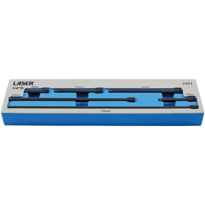 Image of Laser 7371 Impact Extension Bar Set 1/4&quot;D 6PC