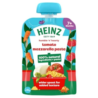 Image of Heinz tomato mozzarella pasta stage 2 pouch 130g