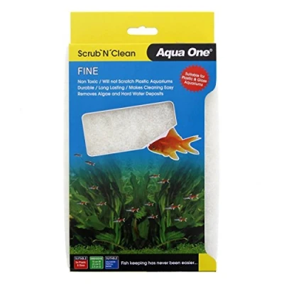 Image of Aqua One Scrub N Clean Algae Pad Fine Large 23x15cm