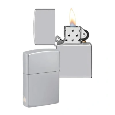 Image of Zippo Lighter, Metal, HIGH Polish Chrome, One Size