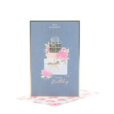 Image of UK Greetings Birthday Card for Mum Beautiful Presents Design