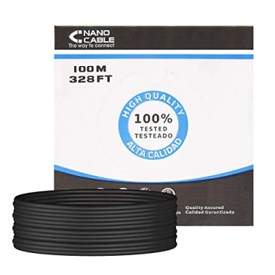 Image of Nano Cable 10.20.0502 EXT BK RJ45 CAT.6 UTP Outdoor Ethernet Network Black