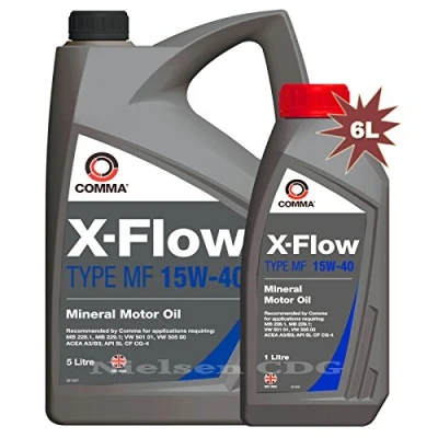 Image of Comma XFMF5L X FLOW TYPE MF 15W 40 Motor Oil 6L