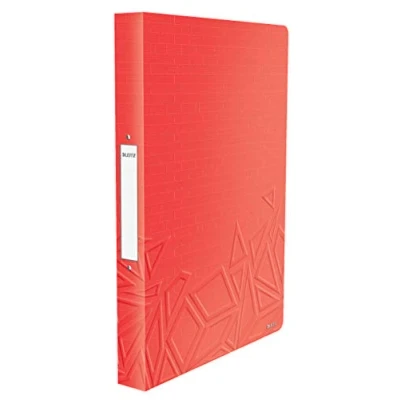 Image of Leitz Urban Chic A4 Ring Binder, Red, 26mm Spine Width, 2 Mechanism, Chic, 42070020