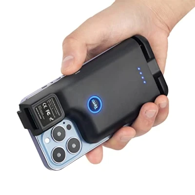 Image of Tera Portable Back Clip Barcode Scanner 2D QR Wireless 3 in 1 2.4GHz &amp; USB Wired Compatible with Bluetooth Mini Pocket Bar Code Reader for Smartphones Android Mac OS Windows, 0013