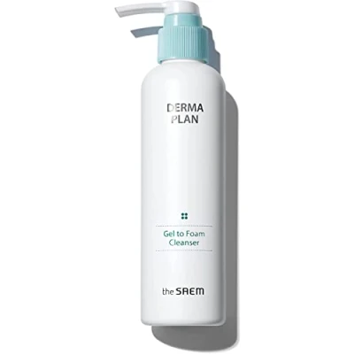 Image of The Saem Derma Plan Gel To Foam Cleanser 180ml / 6.08oz