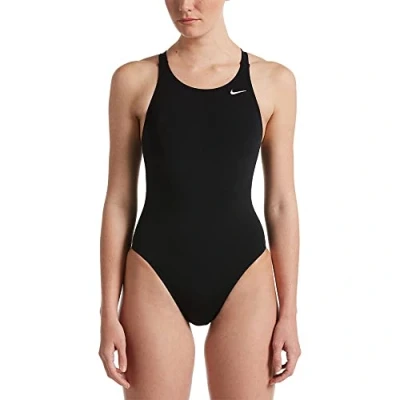 Image of NIKE Womens Fastback One Piece Swimsuit, (Black), 28 EU