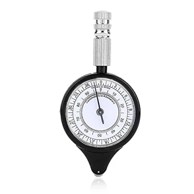 Image of Keenso Outdoor map Measurer, Portable Aluminium Alloy Mini measurer Wheel Distance Caculator Measuring Gauge Tool