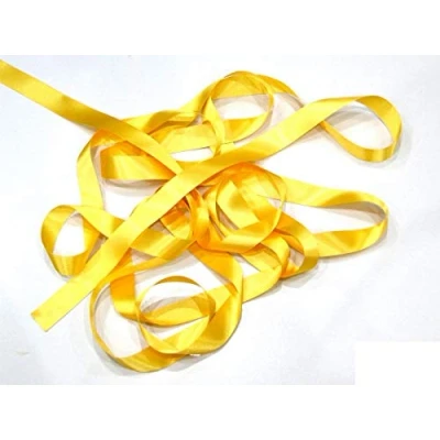 Image of Gold 5mm Satin Ribbon Double Sided Berisfords 3501 (10 Meters)