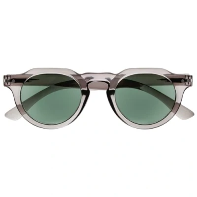 Image of OPULIZE RIO Blue Light Blocking Glasses Flat Top Frame Grey Mens Womens Spring Hinges B53 7