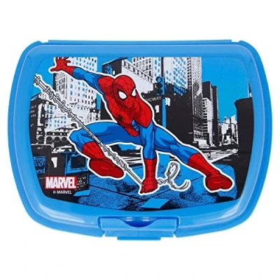 Image of OM SUPPLIES Spiderman Urban Sandwich Lunch Snack Box Kids Children School (Spiderman)
