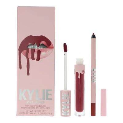 Image of Kylie Cosmetics Matte Lip Kit 3ml Liquid Lipstick + 1.1g Liner Better Not Pout