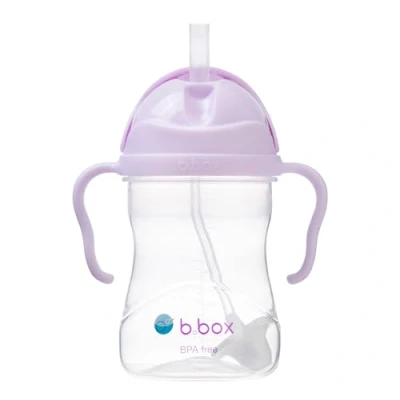 Image of b.Box Boysenberry Weighted Straw Learning Cup (Light Purple) 6+ Months 1 Unit