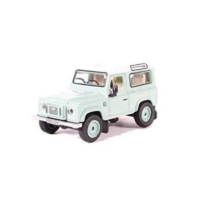 Image of Oxford Diecast 76LRDF007HE Land Rover Defender 90 Station Wagon Grasmere Green (Heritage)