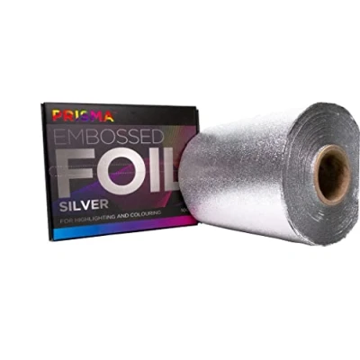 Image of Prisma Embossed Foil 120mm x 100m Silver