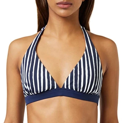 Image of Firefly Women&#039;s Mia Bikini Top, Navy Dark/Stripe, 36 (EU)