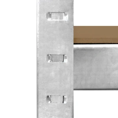 Image of Monster Racking E rax Shelving cabinet 90x40x180 cm Silver 100% boltless Load capacity: 200 kg per shelf metal storage rack