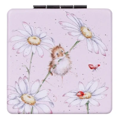 Image of Wrendale Designs &#039;Oops A Daisy&#039; Mouse Compact Mirror