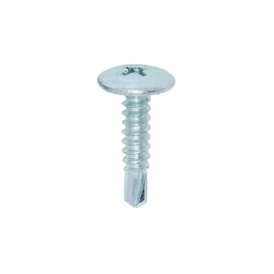 Image of TIMco 00019WHSD BZP PH2 Philips Wafer Head Self Drilling Screw 4.2 x 19 Zinc (Box of 1000)